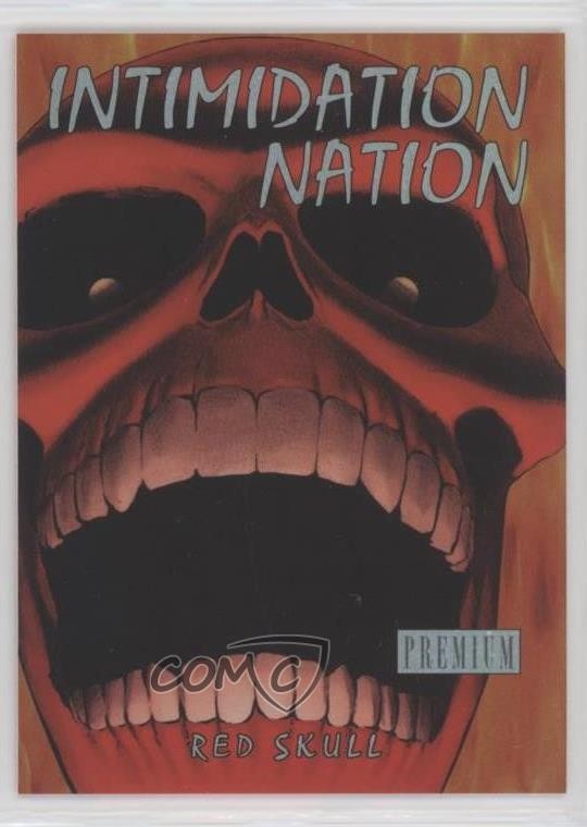 2013 Marvel Fleer Retro Skybox Premium Intimidation Nation Red Skull #13IN 0l5i