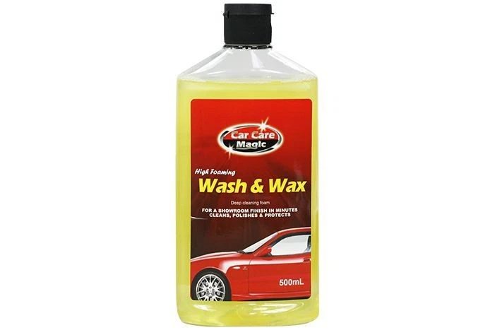 3xHigh Foaming Wash & Wax 500ml (PE Bottle) Deep Cleaning Foam (Cleans, Polishes