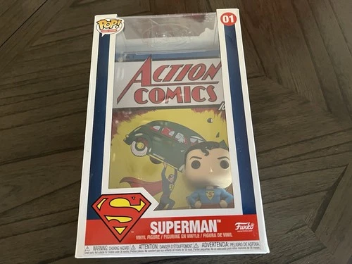 Funko Pop! Comic Book Cover with Case: DC Universe - Superman #01