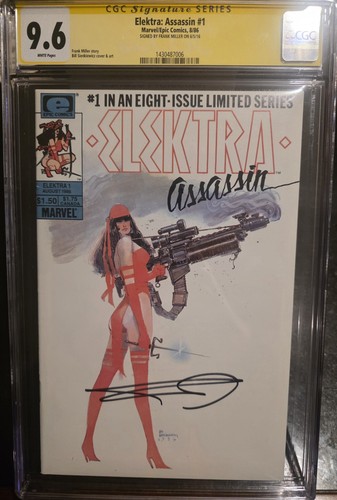 Elektra Assassin #1 Signed By Frank Miller CGC 9.6