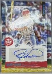 2020 Panini Diamond Kings Barry Larkin DK Originals Signatures Holo Blue /25