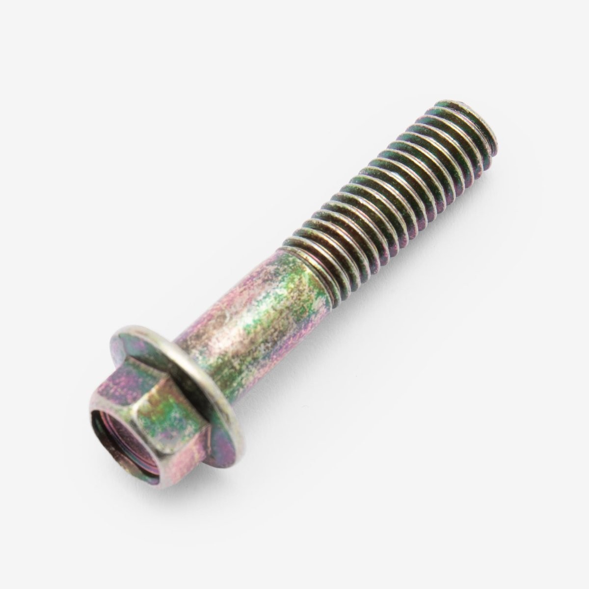 Flanged Hex Bolt with Shank M8 x 38mm Front Black Steet Motorcycle BLT407 Steel