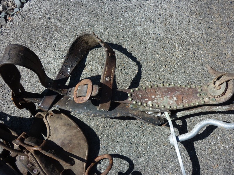 Horse Tack Lot  Western Girths Bridles Bits etc