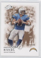2011 Topps Gridiron Legends Bronze 57/299 Philip Rivers #138 2x3