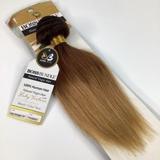 Bobbi Boss BOSS BUNDLE Natural Virgin Hair Yaky Straight 10" TT4/30/27
