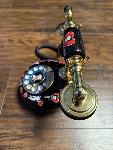 Betty Boop Drucktastentelefon - Danbury Mint Black Limited Edition Telefon 2007 - Bild 3 von 12
