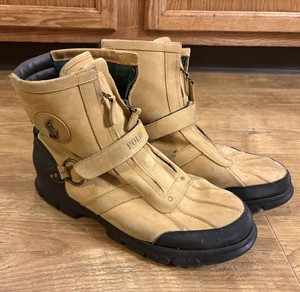 Polo Ralph Lauren Boot Conquest HI III Brown Suede Leather Zipper Mens - sz 13 D Polo Ralph Lauren | Shoes | Polo Ralph Lauren Conquest Hi  main image 2