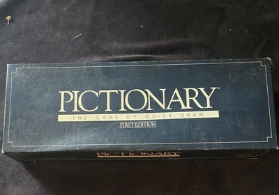 1985 Pictionary 1st Edition Charades Game of Quick Draw Complete Good Condition
