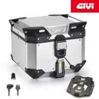 Koffer [Givi] Trekker EVO 42LT + Platte Yamaha Tracer 9 GT 2021 2022