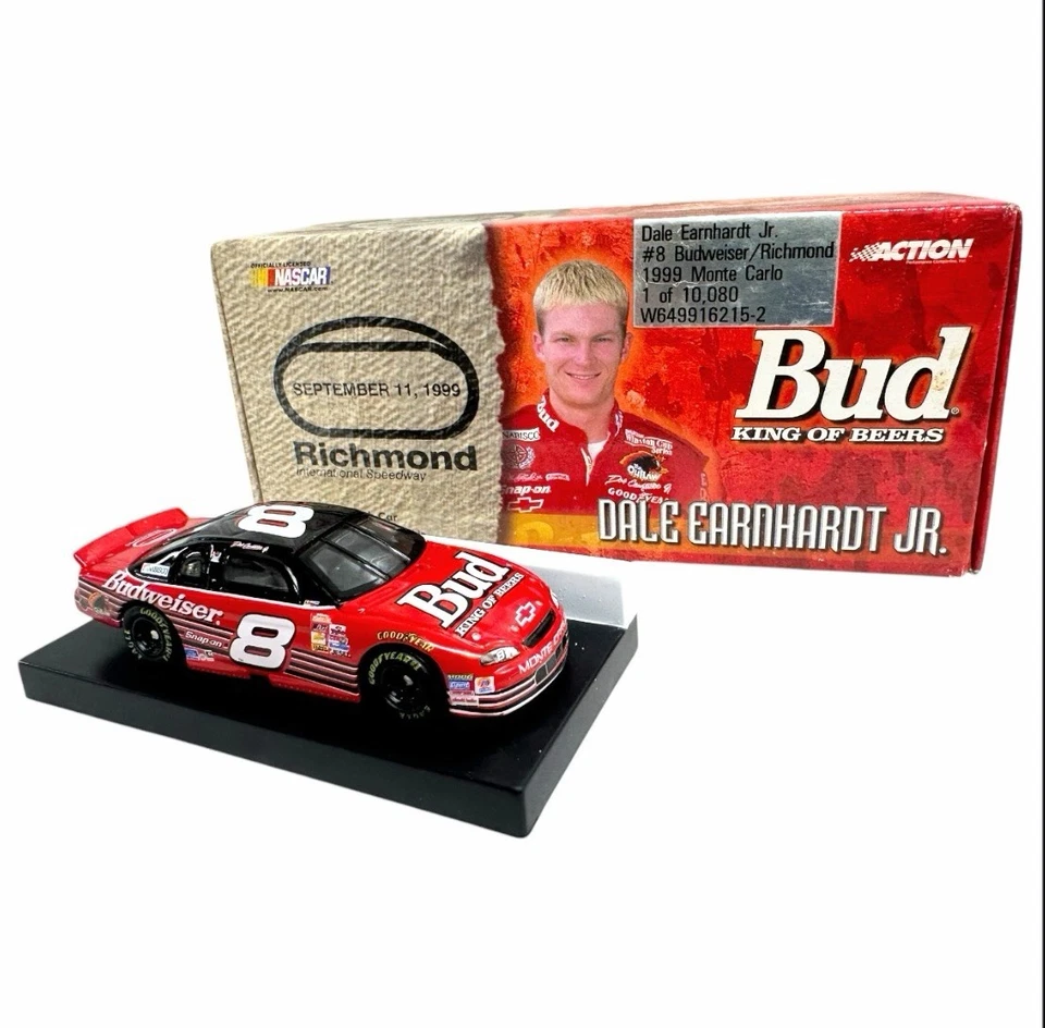 Juego de 3 Dale Earnhardt Jr. #8 Budweiser Atlanta/Michigan/Richmond 1999 Monte Carlo Foto 4 de 4