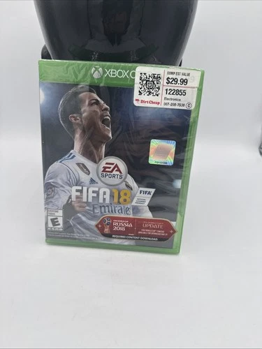 FIFA 18 (Microsoft Xbox One) Soccer,Ronaldo! World Cup Update! BRAND NEW!