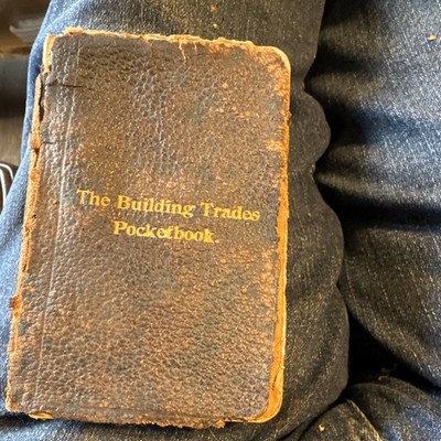 Building Trades Pocketbook Building Construction Illustrated Hardcover ICS 1909