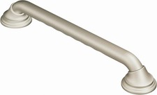 Moen LR8716D3GBN Safety 16-Inch Designer Grab Bar w Curled Grip - Brushed Nickel