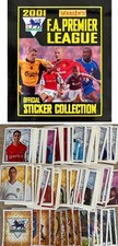 Merlin's 2001 FA Premier League '01 Football Stickers Individual Various Unused