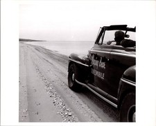 Vtg 8x10 Photo Sleeping Bear Dunesmobile Michigan 1948 Ford Convertible Scenic Vtg 8x10 Photo Sleeping Bear Dunesmobile Michigan 1948 Ford Convertible Scenic