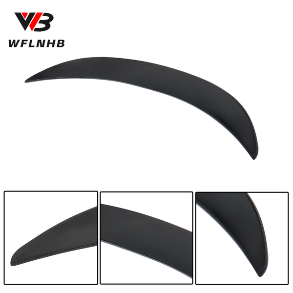No ABE FüR BMW 5Er F10 F18 10-16 Sport Heckspoiler Lippe Spoiler Schwarz Glanz-image