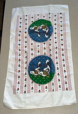 Vintage Geese Goose Towel Retro Kitchen Cottagecore / Farmhouse / Granny