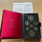 1977 Canadian Mint Proof Set - 7 coins incl. 50% silver Jubilee Throne dollar