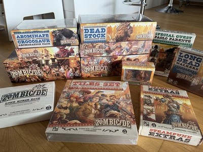 CMON Zombicide: Undead or Alive, Kickstarter Full Steam Pledge + Extras