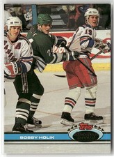 1991-92 STADIUM CLUB #299 BOBBY HOLIK HARTFORD WHALERS