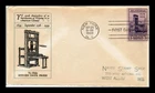 DR JIM STAMPS US COVER PRINTING 300TH ANNIVERSARY FIRST DAY ISSUE SCOTT 857