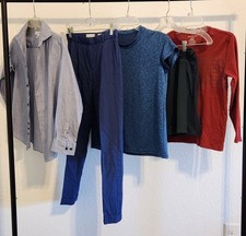 Calvin Klein ZARA and other 10-12 BOYS Kids Clothing Lot Blue Red Black L60