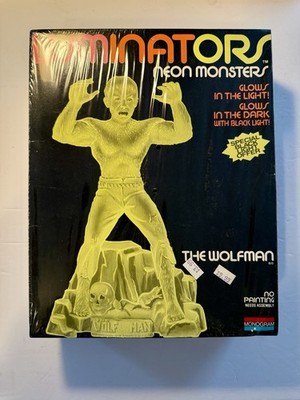 Luminators Neon Monsters Wolfman Model Kit - Sealed Box