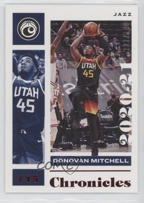 2020-21 Panini Chronicles Chronicles Red 121/149 Donovan Mitchell #48 5w7