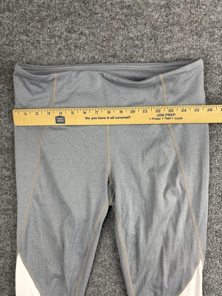 Athleta Leggings Womens Large Cropped Yoga Pants Mesh Panels Activewear Fitness - Image 3 of 4