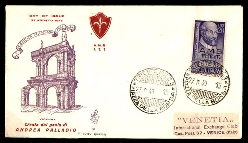 Mayfairstamps Italy FDC 1949 Andrea Palladio Basilica Palladiana First Day Cover