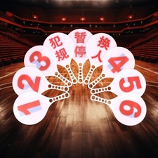 9Pcs Referee Cards Competition Accessory Kit Double Sided Professional Practical