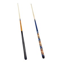 Holz Billard Queue Pool Stick, Segmentiert, 55 Zoll, Wirtschaftlich, Dreiteilig,