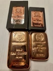 5oz & 10oz 999.9 Fine Germania Copper Bars/No Longer Minting/SOLD OUT EVERYWHERE