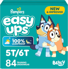 Training Pants - Easy Ups Boys  Girls Bluey - Size 5T-6T, 84 Count, Children'S