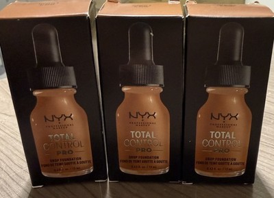 3-NYX PROFESSIONAL MAKEUP Total Control Pro Drop Foundation,  Almond