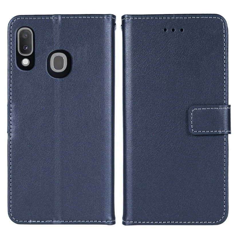 Cubot X 19 бумажник чехол запястье ремень ремень кожаный откидной чехол синий стойка карты - Изображение 3 из 4