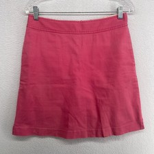 VINEYARD VINES Skirt 2 Stretch Twill Cotton Chino Pencil Mini Pull On Pink