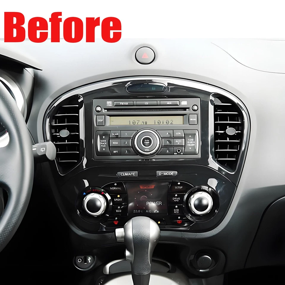 10.1" 64G Android 15 PARA Nissan Juke 2010-2014 Rádio de Carro GPS Apple CarPlay WIFI - Imagem 3 de 4