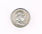 1954 Franklin Half Dollar.  Extra Fine + condition. 90% silver. Inv#130