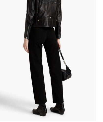 RAG AND BONE MAYA High Rise Ankle Straight Button Fly in Vintage Black Jeans 31 - Picture 7 of 23