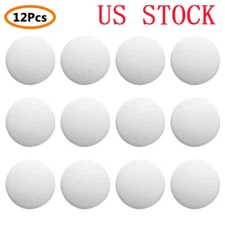 12 Rubber Self-Adhesive Door Knob Stopper Bumper Handle Guard Wall Protector 4cm