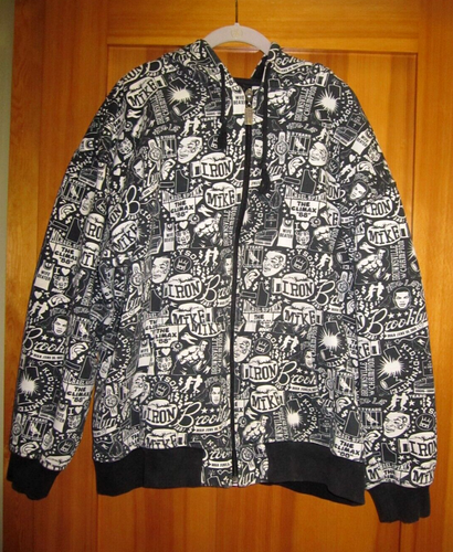 Fifty 24SF Gallery Graphic Covered Wrestling Tyson, Kid Dynamite Men's Hoodie XL - Picture 4 of 24