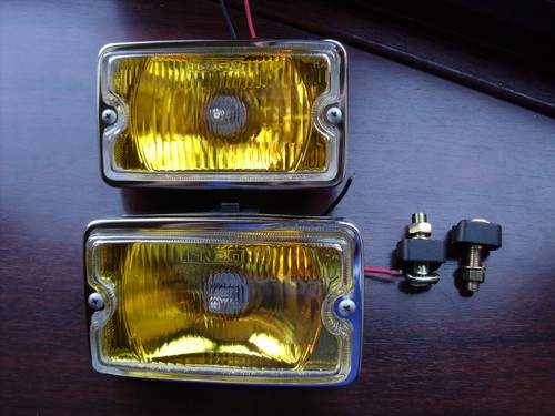 Peugeot 205 GTI Fahrleuchten Lampen NEU KLAR GELB mit CHROMRAHMEN - Bild 27 von 34