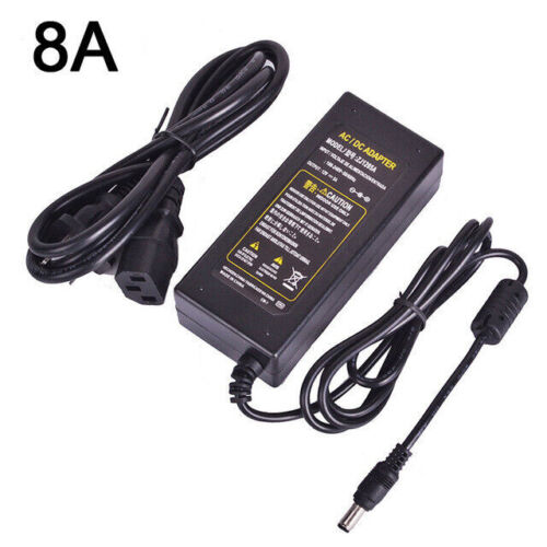 1A 3A 5A 8A 10A DC 12V Power Supply Driver Transformer 220V to DC12V LED Strip - Picture 2 of 17