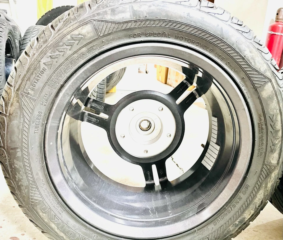 CAN-AM SPYDER RS OEM REAR WHEEL & TIRE 225/50R15 2008-2009 SPYDER  - Image 4 of 4