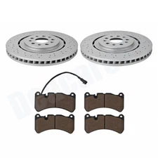 For 2014-2021 Maserati Ghibli SQ4 Quattroporte AWD Front Brake Pads & Rotors