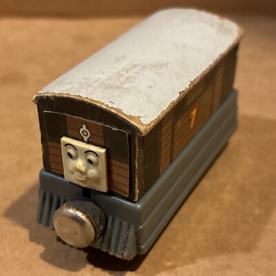 TOBY 1st Edition 1992 VTG - Thomas & Friends Wooden Railway Train Coach Staples