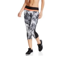 Womens 90 Degree By Reflex Yoga Active Life Fitness Cropped Leggings Pants  Sz L