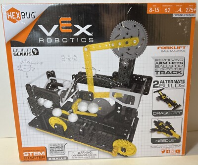 Hex Bug Vex Robotics Forklift Ball Machine Building 270+ pc Set STEM