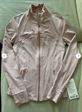NWT New Lululemon Define Nulu Jacket Pink Haze/Rose Gold zipper Size 6 rare